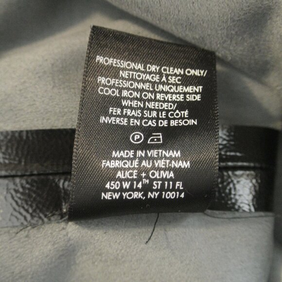 NEW Alice + Olivia Vegan Leather Pants UK14#2198 - Picture 9 of 9